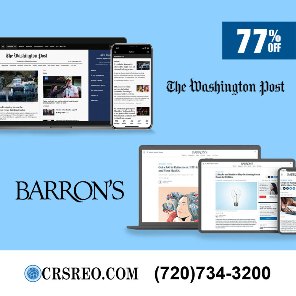 Washington Post and Barron's Newspaper Subscription at 70% Off